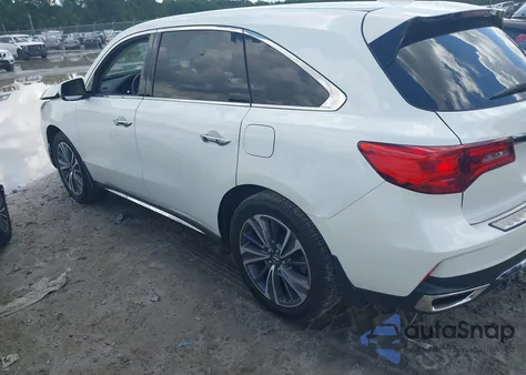 2018 Acura Mdx Technology Package Acurawatch Plus Pkg from USA, damaged, VIN 5J8YD3H58JL009166